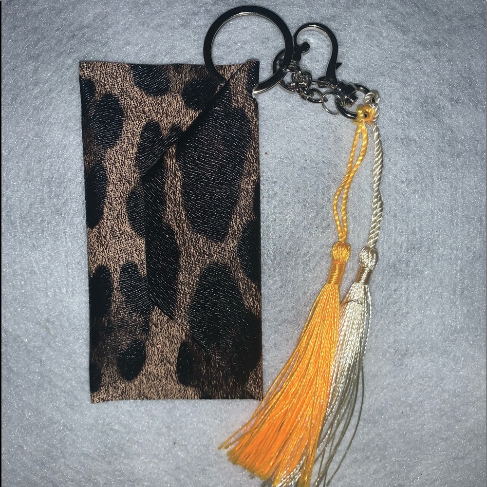 Handmade Pouch Keychain for Earbuds/Charger/Change